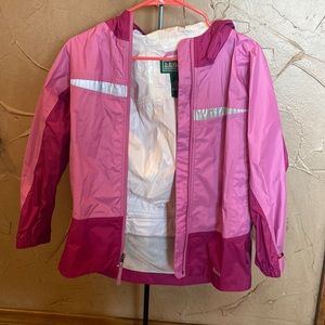 L.L. Bean Women’s Med Purple Rain Coat